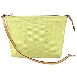 Louis Vuitton Lime Green Damier Geant Volunteer Pouch Pochette Accessoires 922LV79