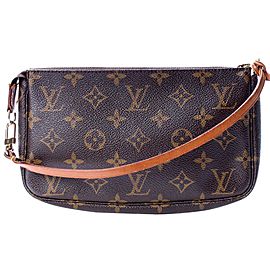 Louis Vuitton Monogram Pochette Accessoires Wristlet Pouch 860758