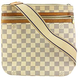 Louis Vuitton Damier Azur Pochette Bosphore Crossbody Bag 858857