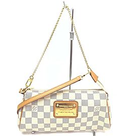 Louis Vuitton Damier Azur Pochette Eva Crossbody 2way Bag 863189