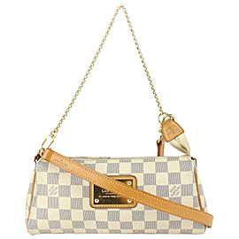 Louis Vuitton Damier Azur Pochette Eva Crossbody Bag Sophie 131lvs77