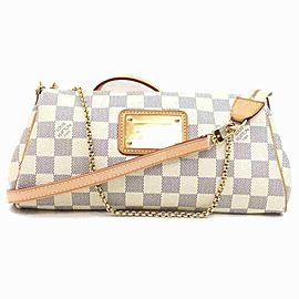 Louis Vuitton Discontinued Damier Azur Pochette Eva Crossbody 2way 860247