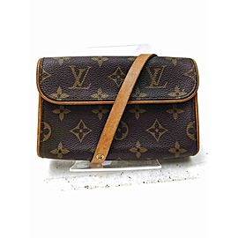 Louis Vuitton Monogram Pochette Florentine Bumbag Waist Pouch Fanny Pack 861152