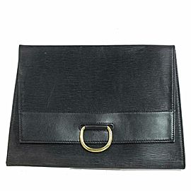 Louis Vuitton Black Epi Pochette Lena Envelope Clutch 8701531