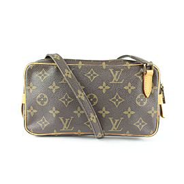 Louis Vuitton Monogram Pochette Marly Bandouliere Crossbody Bag 107lv34