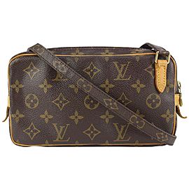 Louis Vuitton Monogram Pochette Marly Bandouliere Crossbody Bag