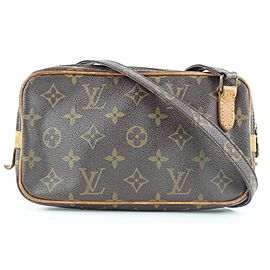 Louis Vuitton Monogram Pochette Marly Bandouliere Crossbody Bag 659lvs317