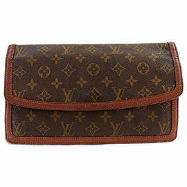 Louis Vuitton Monogram Pochette Dame GM Envelope Clutch 860610