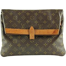 Louis Vuitton Ultra Rare Pochette Pliant Envelope Clutch 3lva122