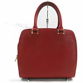 Louis Vuitton Red Epi Leather Pont Neuf Boston 861022