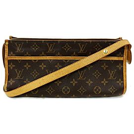 Louis Vuitton Popincourt Long Monogram 872573 Brown Coated Canvas Cross Body Bag