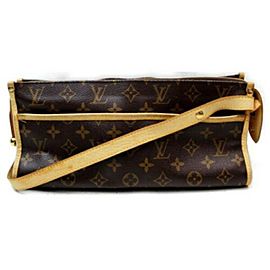 Louis Vuitton Shoulder Bag Popincourt Long Browns Monogra 872870