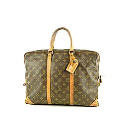 Louis Vuitton Monogram Porte Documents Voyage Briefcase Attache 785lvs42