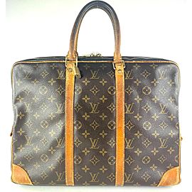 Louis Vuitton Monogram Porte Documents Voyage Attache Briefcase 1L1110