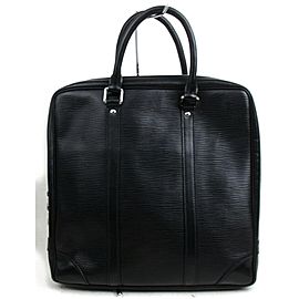 Louis Vuitton Porte Documents Voyage Rare Pegase Attache Briefcase 872815 Black Epi Leather Weekend/Travel Bag