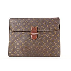 Louis Vuitton Monogram Lena Porte Documents Folder Iena Clutch 387lvs226