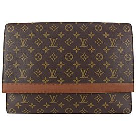 Louis Vuitton XL Monogram Folder Portfolio Document Clutch Porte 825lv66