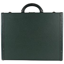 Louis Vuitton Green Taiga Leather President Attache Briefcase 1lvs1231