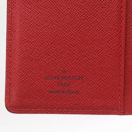 Louis Vuitton Red Epi Leather Small Ring Agenda PM Diary Cover 862352