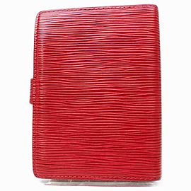 Louis Vuitton Agenda Elise Compact Wallet Wholesale Bundle Set Red x Black 860238