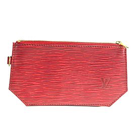 Louis Vuitton Red Epi Geometric Sac Pouch Pochette 857616