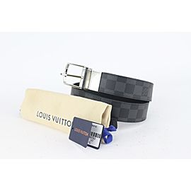 Louis Vuitton 90/36 Reversible Damier Graphite 35mm Slender Belt 102lvs72