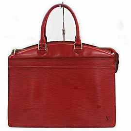 Louis Vuitton Red Epi Leather Riviera Vanity Tote 860942