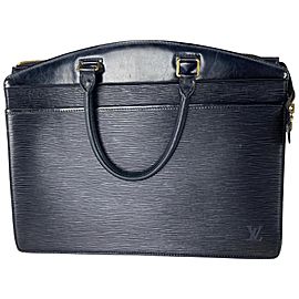 Louis Vuitton Black Epi Riviera Vanity Tote 10l613