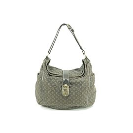 Louis Vuitton Ebene Monogram Mini Lin Romance Hobo 14LK0108