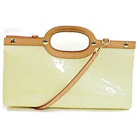 Louis Vuitton Roxbury Drive 872082 Perle with Strap Cream Monogram Vernis Leather Shoulder Bag