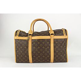 Louis Vuitton Discontinued Monogram Sac Chien 50 Dog Carrier Pet Travel Bag 818lv68