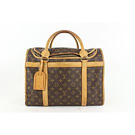 Louis Vuitton Monogram Sac Chien 40 Dog Carrier Pet Travel Bag 163lvs79