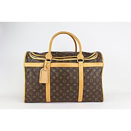 Louis Vuitton Monogram Sac Chien 50 Dog Carrier Pet Bag