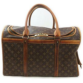 Louis Vuitton Monogram Sac Chien 50 Dog Carrier Pet Travel Bag 862766