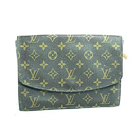 Louis Vuitton Sac rabat Rabat Monogram Envelope 29l618 Brown Coated Canvas Clutch