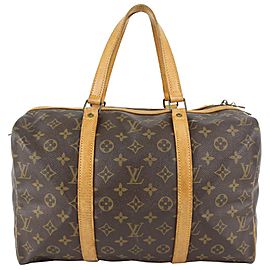 Louis Vuitton Monogram Sac Souple Boston Bag 910lv6