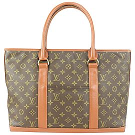 Louis Vuitton Monogram Sac Weekend PM Tote Bag 100lv83