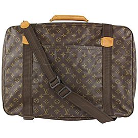 Louis Vuitton Monogram Satellite 53 2way Suitcase Luggage 5LL1019