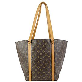 Louis Vuitton Monogram Sac Shopping Tote Bag 910lv5