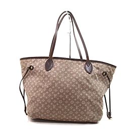 Louis Vuitton Bordeaux Monogram Mini Lin Idylle Neverfull MM Tote Bag 863374