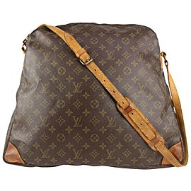 Louis Vuitton XL Monogram Sac Ballade Promenade Zip Hobo Shoulder Bag 1026lv51