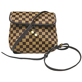 Louis Vuitton Louis Vuitton Shoulder Bag Gazelle Browns Damier Sauvage 863047