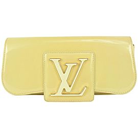 Louis Vuitton Beige Vanilla Vernis Sobe Clutch Louise 1013lv10