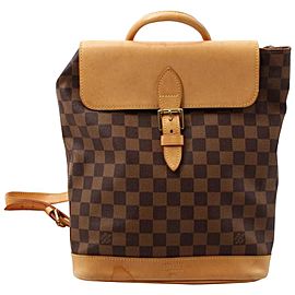 Louis Vuitton Centenaire Anniversary Damier Ebene Harlequin Soho Backpack 861343