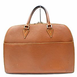 Louis Vuitton Brown Epi Sorbonne Briefcase Alma 860909