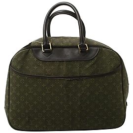 Louis Vuitton Special Order Khaki Mini Lin Deauvile Bowler boston 860856