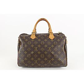 Louis Vuitton Monogram Speedy Bandouliere 30 Boston with Strap 1110lv12