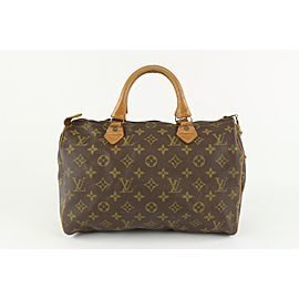 Louis Vuitton Rare Vintage Monogram Speedy 30 Boston Bag 122lv7