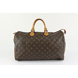 Louis Vuitton Large Monogram Speedy 40 Boston Bag 123lv29