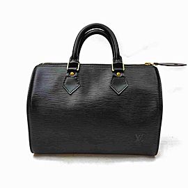 Louis Vuitton Black Epi Speedy 25 Boston PM 861025